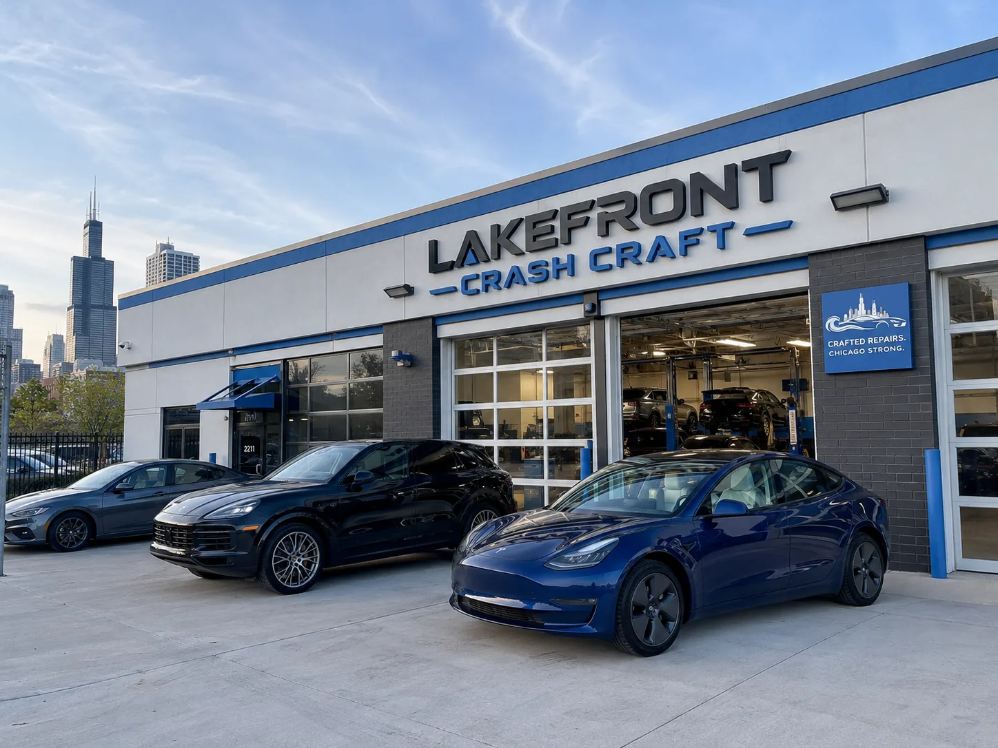 Lakefront Crash Craft shop exterior